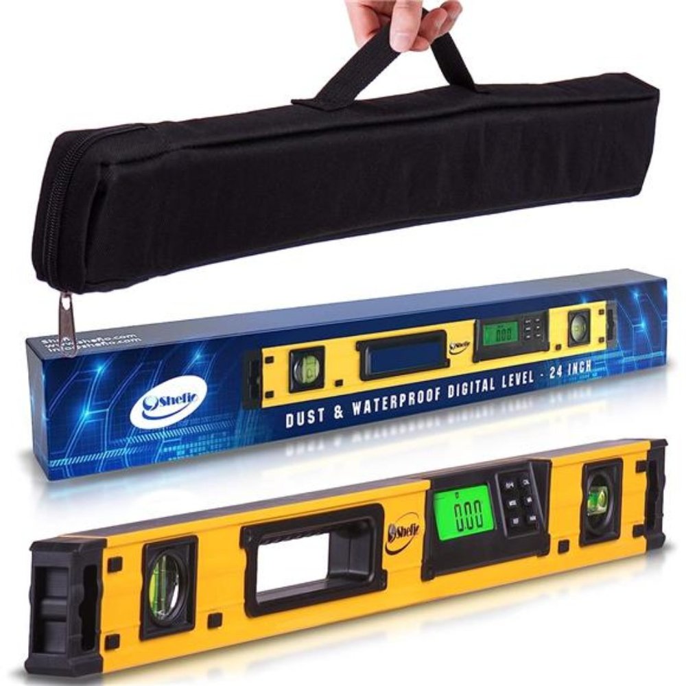 24-Inch Professional Digital Magnetic Level -IP54 Dust and Waterproof Electronic